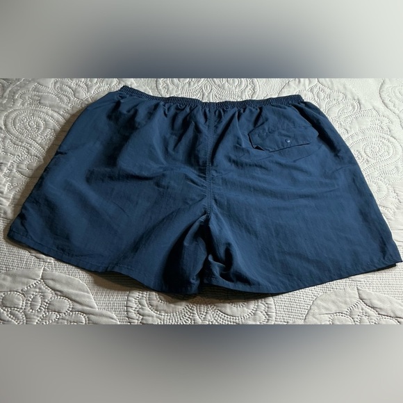 #Patagonia” Men's Navy Athletic Shorts blue navy - Picture 4 of 9
